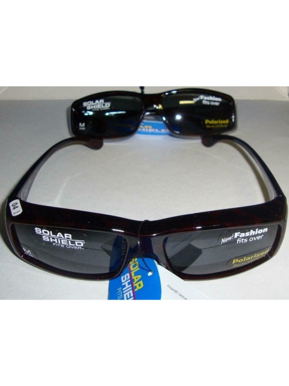 Solar Shield Polarized Sunglasses Size M Lot Of 2 Glasses ,Blocks 100 % UV NEW